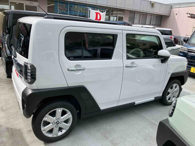 タフトGターボ クロムベンチャー届け出済み未使用車保証 新車保証・まごころ保証 1年間・走行距離無制限付き クリソナ Aストップ 電動格納ドアミラー アダクティブクルーズコントロール 盗難防止 LEDランプ ワンオーナー車 レーンアシスト 禁煙車(東京都)の中古車
