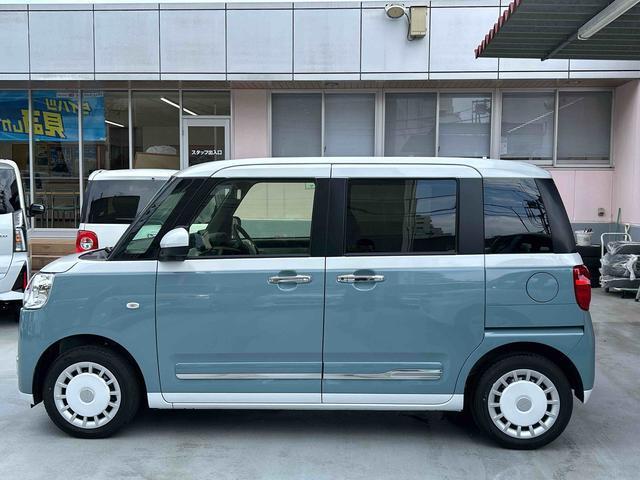 ムーヴキャンバスストライプスG 9インチディスプレイオーディオ・バックカメラ保証 新車保証・まごころ保証 1年間・走行距離無制限付き・9インチディスプレイオーディオ装備・LEDヘッドライト装備・シートヒーター装備 両パワースライドドア ブルートゥース フルセグテレビ(東京都)の中古車