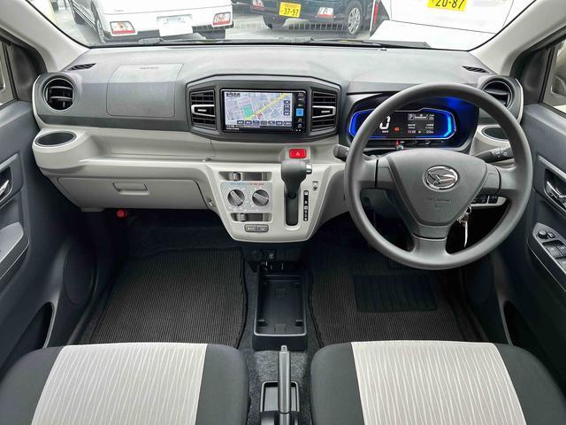ミライースＸ　ＳＡIII　ナビ・ドラレコ前後・バックカメラ付保証　新車保証・まごころ保証　１年間・走行距離無制限付き・７インチナビ・バックカメラ・ドラレコ装備・ＬＥＤヘッドライト装備・スマートアシスト装備（東京都）の中古車