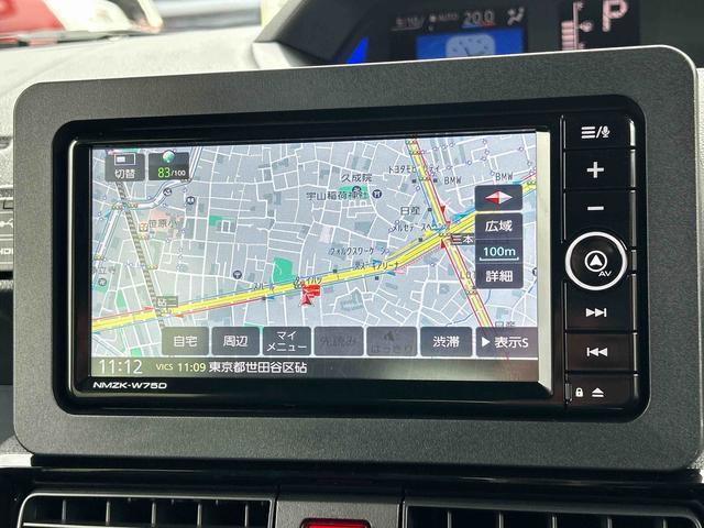 タントカスタムＸリミテッド　ナビ・ＥＴＣ・パノラマモニター付保証　新車保証・まごころ保証　１年間・走行距離無制限付き・７インチナビ・パノラマカメラ・ドラレコ・ＥＴＣ装備・ＬＥＤヘッドライト装備（東京都）の中古車