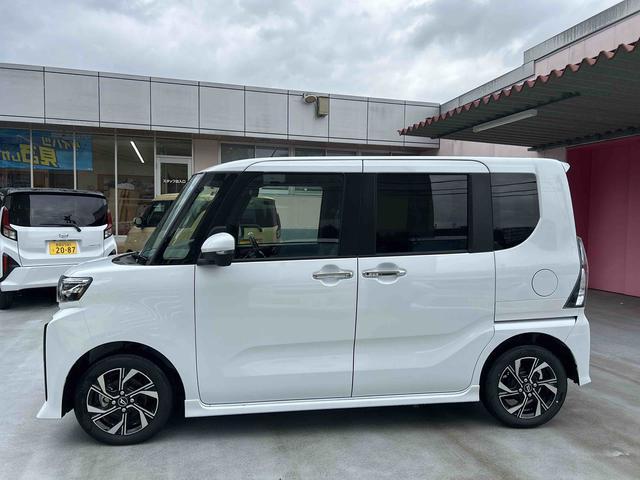 タントカスタムＸリミテッド　ナビ・ＥＴＣ・パノラマモニター付保証　新車保証・まごころ保証　１年間・走行距離無制限付き・７インチナビ・パノラマカメラ・ドラレコ・ＥＴＣ装備・ＬＥＤヘッドライト装備（東京都）の中古車
