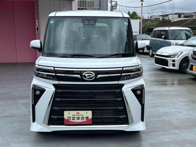 タントカスタムＸリミテッド　ナビ・ＥＴＣ・パノラマモニター付保証　新車保証・まごころ保証　１年間・走行距離無制限付き・７インチナビ・パノラマカメラ・ドラレコ・ＥＴＣ装備・ＬＥＤヘッドライト装備（東京都）の中古車