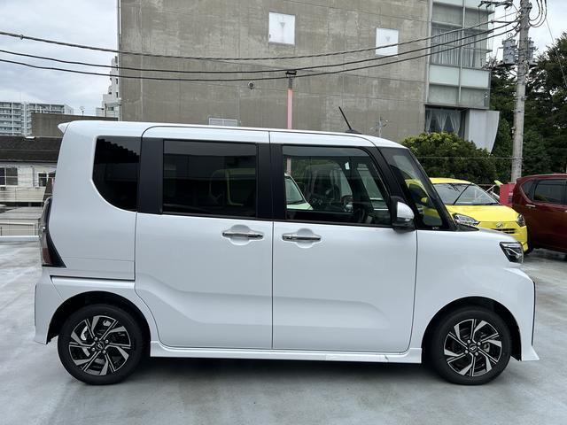 タントカスタムＸリミテッド　ナビ・ＥＴＣ・パノラマモニター付保証　新車保証・まごころ保証　１年間・走行距離無制限付き・７インチナビ・パノラマカメラ・ドラレコ・ＥＴＣ装備・ＬＥＤヘッドライト装備（東京都）の中古車