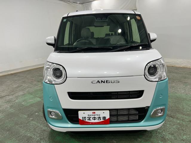 ムーヴキャンバスストライプスG 走行1734キロ/LEDヘッドランプ保証1年間・距離無制限付き(埼玉県)の中古車