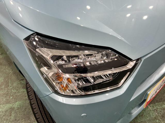 ミライースＸ　ＳＡIII　走行１８２９キロ／ＬＥＤヘッドライト一年保証・走行距離無制限　走行１８２９キロ　助手席エアバック　オートライト　オートマチックハイビーム　クリアランスソナー　アイドリングストップ（埼玉県）の中古車