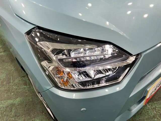 ミライースＸ　ＳＡIII　走行１８２９キロ／ＬＥＤヘッドライト一年保証・走行距離無制限　走行１８２９キロ　助手席エアバック　オートライト　オートマチックハイビーム　クリアランスソナー　アイドリングストップ（埼玉県）の中古車