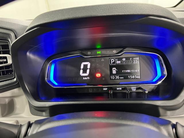 ミライースＸ　ＳＡIII　走行１５８５キロ／ＬＥＤヘッドライト一年保証・走行距離無制限　走行１５８５キロ　助手席エアバック　オートライト　オートマチックハイビーム　クリアランスソナー　アイドリングストップ（埼玉県）の中古車