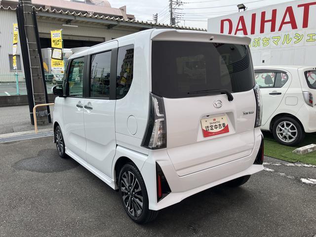 タントカスタムＲＳ　純正ナビ　ＥＴＣ車載器　ドライブレコーダー保証　新車保証・まごころ保証　１年間・走行距離無制限付き　純正７インチナビ　ＥＴＣ車載器　ドライブレコーダー　バックカメラ　ＬＥＤヘッドランプ　ＬＥＤフォグランプ　前席シートヒーター　キーフリー（東京都）の中古車