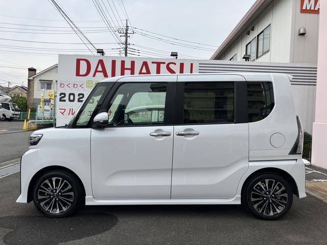 タントカスタムＲＳ　純正ナビ　ＥＴＣ車載器　ドライブレコーダー保証　新車保証・まごころ保証　１年間・走行距離無制限付き　純正７インチナビ　ＥＴＣ車載器　ドライブレコーダー　バックカメラ　ＬＥＤヘッドランプ　ＬＥＤフォグランプ　前席シートヒーター　キーフリー（東京都）の中古車