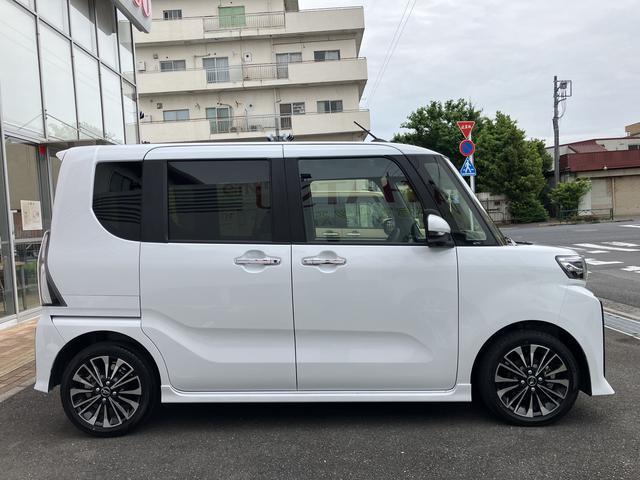 タントカスタムＲＳ　純正ナビ　ＥＴＣ車載器　ドライブレコーダー保証　新車保証・まごころ保証　１年間・走行距離無制限付き　純正７インチナビ　ＥＴＣ車載器　ドライブレコーダー　バックカメラ　ＬＥＤヘッドランプ　ＬＥＤフォグランプ　前席シートヒーター　キーフリー（東京都）の中古車