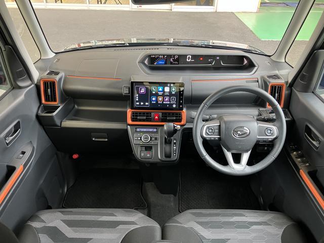 タントファンクロスターボ　ディスプレイオーディオ　ＥＴＣ保証　新車保証・まごころ保証　１年間・走行距離無制限付き　スマホ連携９インチディスプレイオーディオ　ＥＴＣ車載器　パノラマモニター　ドライブレコーダー　両側電動スライドドア　前席シートヒーター（東京都）の中古車