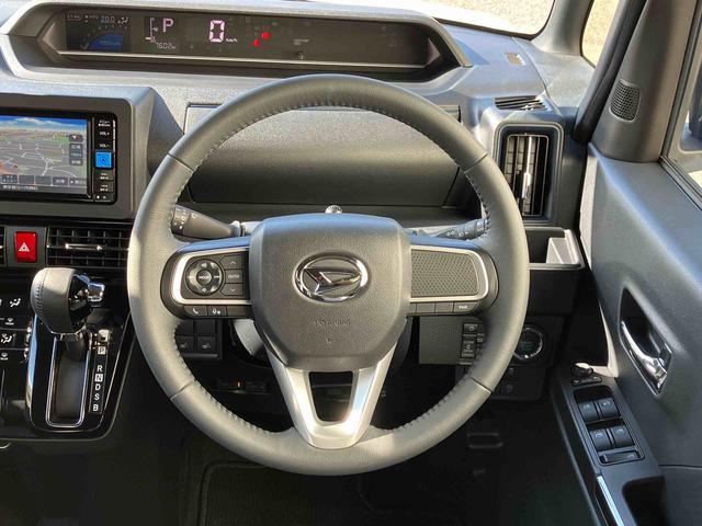 タントカスタムＲＳ　純正ナビ　ＥＴＣ車載器　ドライブレコーダー保証　新車保証・まごころ保証　１年間・走行距離無制限付き　純正７インチナビ　ＥＴＣ車載器　バックカメラ　ドライブレコーダー　両側電動スライドドア　前席シートヒーター　電動パーキングブレーキ（東京都）の中古車