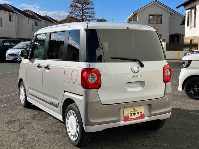 ムーヴキャンバスストライプスＧターボ保証　新車保証・まごころ保証　１年間・走行距離無制限付き（東京都）の中古車