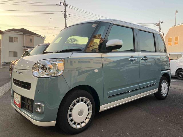 ムーヴキャンバスストライプスＧターボ保証　新車保証・まごころ保証　１年間・走行距離無制限付き（東京都）の中古車