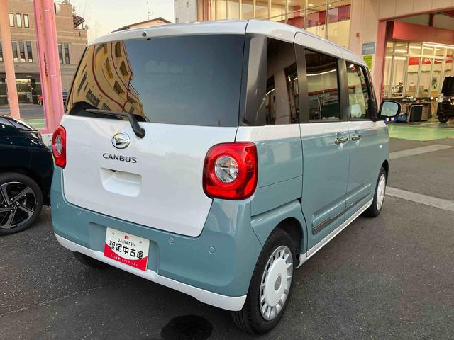 ムーヴキャンバスストライプスＧターボ保証　新車保証・まごころ保証　１年間・走行距離無制限付き（東京都）の中古車