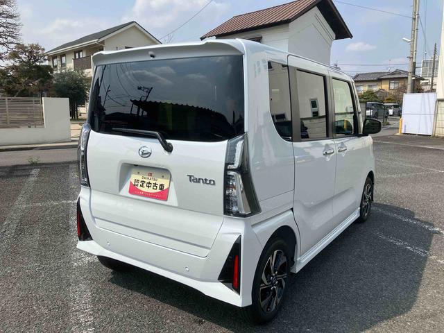 タントカスタムＸリミテッド保証　新車保証・まごころ保証　１年間・走行距離無制限付き（東京都）の中古車