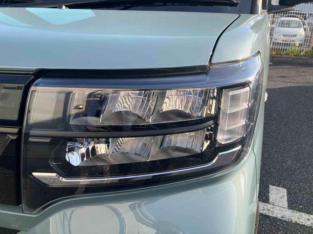タントファンクロスルーフレール　バックカメラ　両側パワスラ　１４インチアルミ　シートヒーター　電動駐車ブレーキ　ＬＥＤヘッドライト＆フォグランプ　上下２段調節式デッキボード　コーナーセンサー　衝突被害軽減ブレーキ（千葉県）の中古車