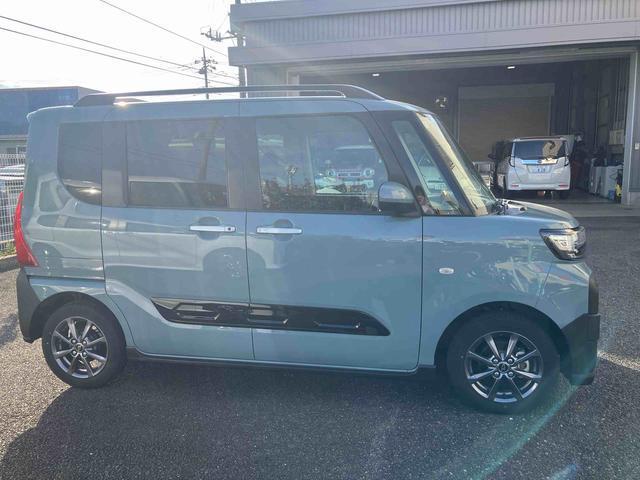 タントファンクロスルーフレール　バックカメラ　両側パワスラ　１４インチアルミ　シートヒーター　電動駐車ブレーキ　ＬＥＤヘッドライト＆フォグランプ　上下２段調節式デッキボード　コーナーセンサー　衝突被害軽減ブレーキ（千葉県）の中古車