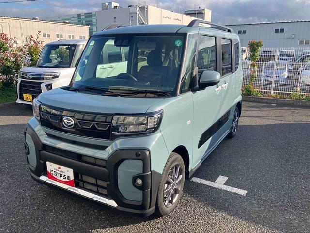 タントファンクロスルーフレール　バックカメラ　両側パワスラ　１４インチアルミ　シートヒーター　電動駐車ブレーキ　ＬＥＤヘッドライト＆フォグランプ　上下２段調節式デッキボード　コーナーセンサー　衝突被害軽減ブレーキ（千葉県）の中古車