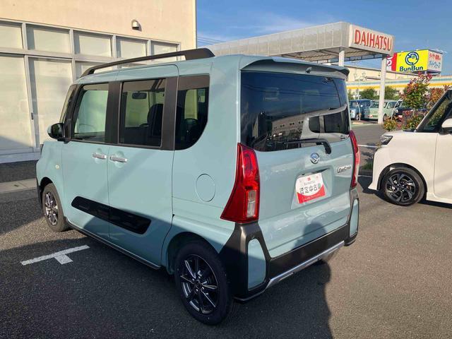 タントファンクロスルーフレール　バックカメラ　両側パワスラ　１４インチアルミ　シートヒーター　電動駐車ブレーキ　ＬＥＤヘッドライト＆フォグランプ　上下２段調節式デッキボード　コーナーセンサー　衝突被害軽減ブレーキ（千葉県）の中古車