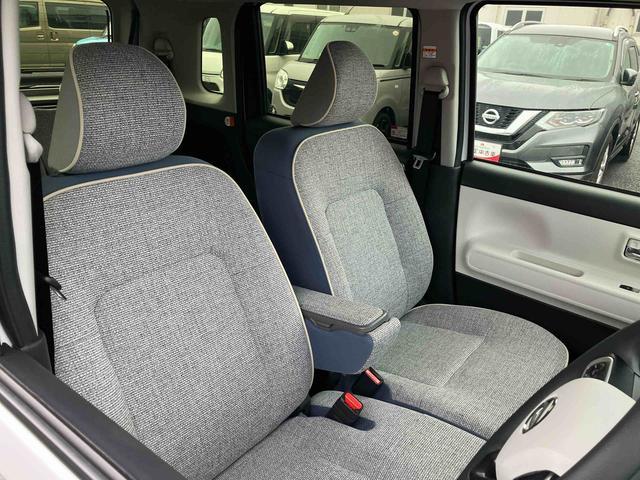 ムーヴキャンバスストライプスGLEDヘッドランプ・フォグランプ・電動パ−キング・シートヒ−タ−・スマ−トアシスト・ホッとカップホルダ−/360°スーパ−UV&IRカットガラス・置き楽ボックス・オートブレ−キホールド付き車(千葉県)の中古車