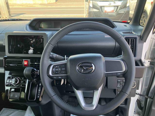 タントカスタムＲＳスマートアシスト・コーナーセンサー・ＬＥＤヘッドランプ・両側パワースライドドア・ＣＶＴ・運転席助手席シートヒーター・電動パーキングブレーキ・オートブレーキホールド機能（千葉県）の中古車