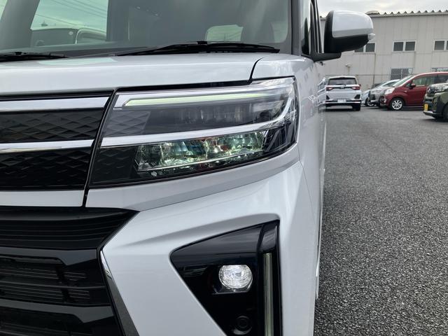 タントカスタムＸスマートアシスト・コーナーセンサー・ＬＥＤヘッドランプ・ミラクルオープンドア・両側パワースライドドア・バックカメラ・ＣＶＴ・オート格納式ドアミラー・キーフリー・シートヒーター・電動パーキングブレーキ（千葉県）の中古車