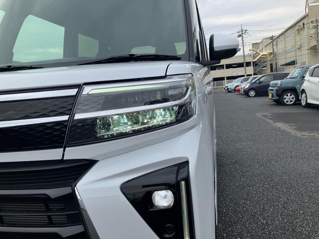 タントカスタムＲＳスマートアシスト・コーナーセンサー・ＬＥＤヘッドランプ・ミラクルオープンドア・両側パワースライドドア・バックカメラ・ＣＶＴ・オート格納式ドアミラー・キーフリー・シートヒーター・電動パーキングブレーキ（千葉県）の中古車