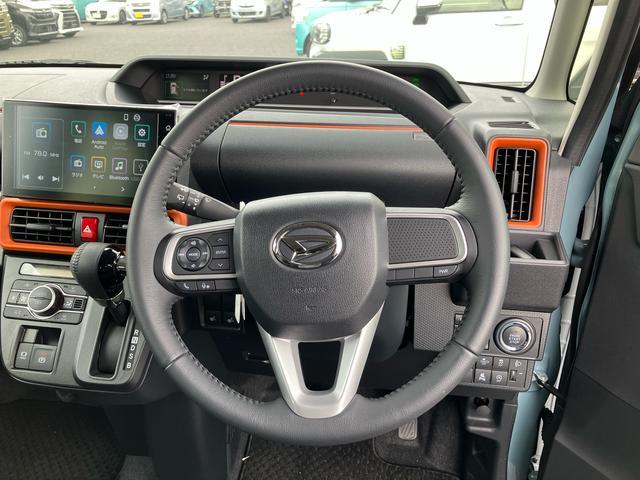 タントファンクロスターボスマートアシスト・コーナーセンサー・ＬＥＤヘッドランプ・ミラクルオープンドア・両側パワースライドドア・バックカメラ・ＣＶＴ・オート格納式ドアミラー・キーフリー・シートヒーター・電動パーキングブレーキ（千葉県）の中古車