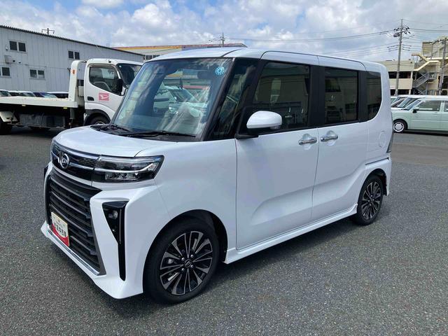 タントカスタムRSスマートアシスト・コーナーセンサー・LEDヘッドランプ・ミラクルオープンドア・両側パワースライドドア・バックカメラ・CVT・オート格納式ドアミラー・キーフリー・シートヒーター・電動パーキングブレーキ(千葉県)の中古車