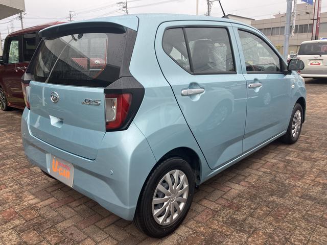 ミライースＬ　ＳＡIII１３インチフルホイールキャップ　マルチリフレクターハロゲンヘッドランプ　可倒式ドアミラー　自発光式デジタルメーターアンバーイルミネーションメーター　マニュアルエアコン（ダイヤル式）　キーレスエントリー（静岡県）の中古車