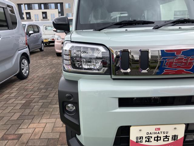タフトＧターボ　ダーククロムベンチャー１５インチアルミホイール　オートレベリング機能付フルＬＥＤヘッドランプ　ＬＥＤフォグランプ　本革巻ステアリングホイール　本革巻インパネセンターシフト	キーフリーシステム（静岡県）の中古車