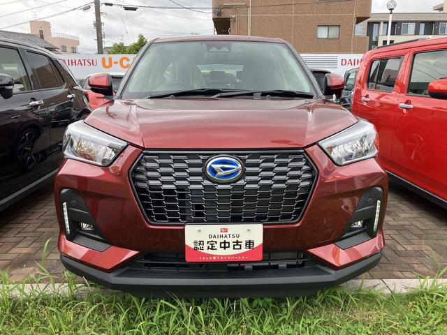 ロッキープレミアムＧ　ＨＥＶアルミホイール　ＵＶＩＲカット遮音ガラス　フルＬＥＤヘッドランプ　キーフリーシステム　革巻きステアリングホイール　本革シフトノブ　アクティブマルチインフォメーションメーター（静岡県）の中古車