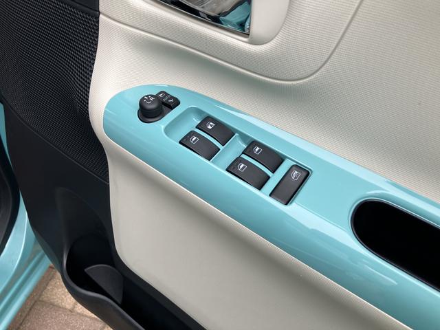 ムーヴキャンバスＧホワイトアクセントリミテッド　ＳＡIII１４インチフルホイールキャップ　ＬＥＤヘッドランプ　キーフリーシステム　両側パワースライドドア　オートエアコン（プッシュ式）　オートライト　置きラクボックス（静岡県）の中古車