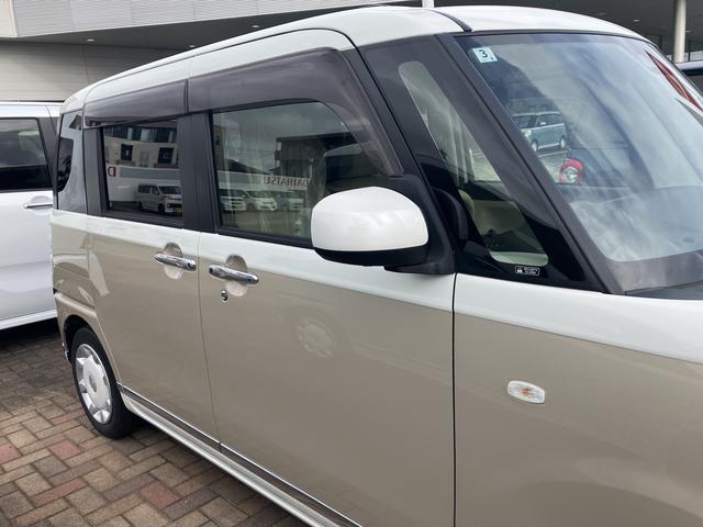 ムーヴキャンバスＧメイクアップリミテッド　ＳＡIII１４インチフルホイールキャップ　ＬＥＤヘッドランプ　キーフリーシステム　両側パワースライドドア　オートエアコン（プッシュ式）　オートライト　置きラクボックス（静岡県）の中古車
