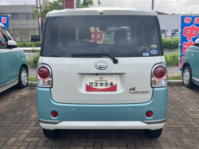 ムーヴキャンバスＧメイクアップＶＳ　ＳＡIII１４インチフルホイールキャップ　ＬＥＤヘッドランプ　キーフリーシステム　両側パワースライドドア　オートエアコン（プッシュ式）　オートライト　置きラクボックス（静岡県）の中古車