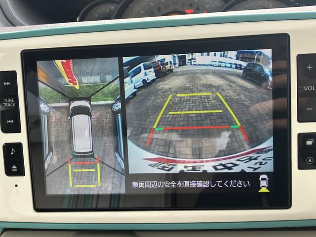 ムーヴキャンバスＧメイクアップＶＳ　ＳＡIII１４インチフルホイールキャップ　ＬＥＤヘッドランプ　キーフリーシステム　両側パワースライドドア　オートエアコン（プッシュ式）　オートライト　置きラクボックス（静岡県）の中古車