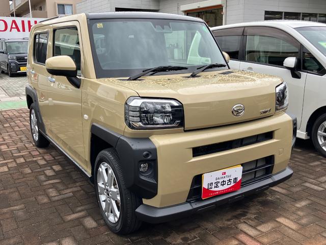 タフトＧ１５インチアルミホイール　オートレベリング機能付フルＬＥＤヘッドランプ　ＬＥＤフォグランプ　本革巻ステアリングホイール　本革巻インパネセンターシフト　ＴＦＴカラーマルチインフォメーションディスプレイ（静岡県）の中古車