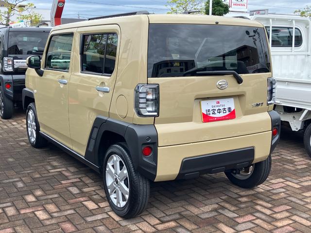 タフトＧ１５インチアルミホイール　オートレベリング機能付フルＬＥＤヘッドランプ　ＬＥＤフォグランプ　本革巻ステアリングホイール　本革巻インパネセンターシフト　ＴＦＴカラーマルチインフォメーションディスプレイ（静岡県）の中古車