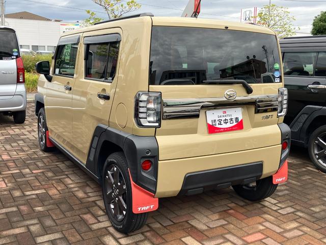 タフトＧターボ１５インチアルミホイール　オートレベリング機能付フルＬＥＤヘッドランプ　ＬＥＤフォグランプ　本革巻ステアリングホイール　本革巻インパネセンターシフト　ＴＦＴカラーマルチインフォメーションディスプレイ（静岡県）の中古車