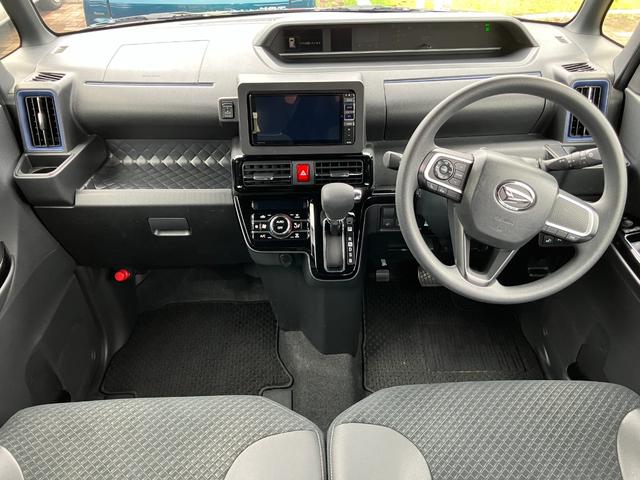 タントカスタムX14インチアルミホイール 大型エアロバンパー フルLEDヘッドランプ オート格納式カラードドアミラー 両側パワースライドドア キーフリーシステム プッシュボタンスタート(静岡県)の中古車