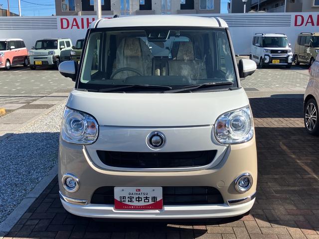 ムーヴキャンバスGメイクアップVS SAIII14インチフルホイールキャップ LEDヘッドランプ キーフリーシステム 両側パワースライドドア オートエアコン(プッシュ式) オートライト 置きラクボックス(静岡県)の中古車