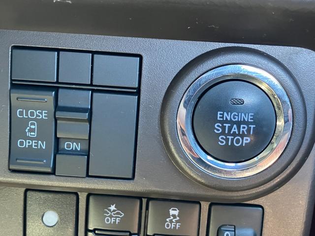 トールXキーフリーシステム プッシュボタンスタート 片側電動スライドドア パワーウィンドウ 電動格納ドアミラー マニュアルエアコン(ダイヤル式)(静岡県)の中古車