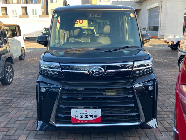 タントカスタムX14インチアルミホイール 大型エアロバンパー フルLEDヘッドランプ オート格納式カラードドアミラー 両側パワースライドドア キーフリーシステム プッシュボタンスタート(静岡県)の中古車