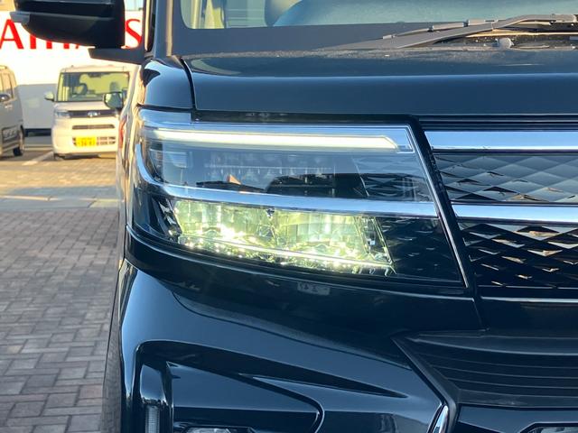 タントカスタムX14インチアルミホイール 大型エアロバンパー フルLEDヘッドランプ オート格納式カラードドアミラー 両側パワースライドドア キーフリーシステム プッシュボタンスタート(静岡県)の中古車