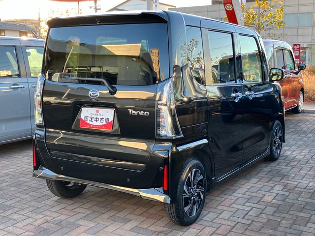 タントカスタムX14インチアルミホイール 大型エアロバンパー フルLEDヘッドランプ オート格納式カラードドアミラー 両側パワースライドドア キーフリーシステム プッシュボタンスタート(静岡県)の中古車