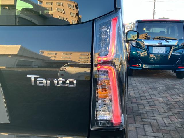 タントカスタムX14インチアルミホイール 大型エアロバンパー フルLEDヘッドランプ オート格納式カラードドアミラー 両側パワースライドドア キーフリーシステム プッシュボタンスタート(静岡県)の中古車