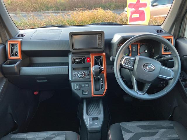 タフトＧ１５インチアルミホイール　オートレベリング機能付フルＬＥＤヘッドランプ　ＬＥＤフォグランプ　本革巻ステアリングホイール　本革巻インパネセンターシフト　ＴＦＴカラーマルチインフォメーションディスプレイ（静岡県）の中古車