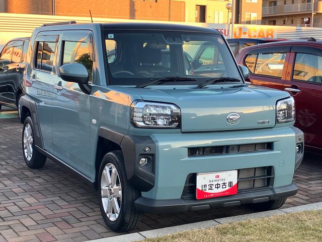 タフトＧ１５インチアルミホイール　オートレベリング機能付フルＬＥＤヘッドランプ　ＬＥＤフォグランプ　本革巻ステアリングホイール　本革巻インパネセンターシフト　ＴＦＴカラーマルチインフォメーションディスプレイ（静岡県）の中古車