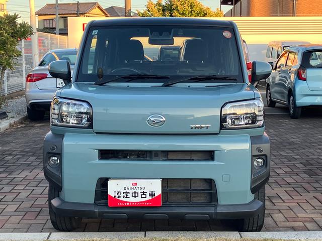 タフトＧ１５インチアルミホイール　オートレベリング機能付フルＬＥＤヘッドランプ　ＬＥＤフォグランプ　本革巻ステアリングホイール　本革巻インパネセンターシフト　ＴＦＴカラーマルチインフォメーションディスプレイ（静岡県）の中古車